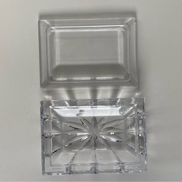 Miller Rogaska Lead Crystal Box With Cover Vintage Cut Glass 6” X 4” Jewelry - Picture 16 of 16
